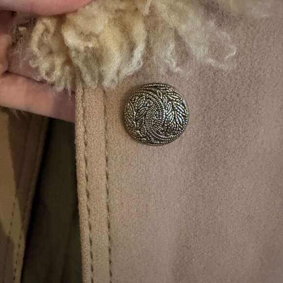 vintage coat with fur collar - Picture 7 of 7